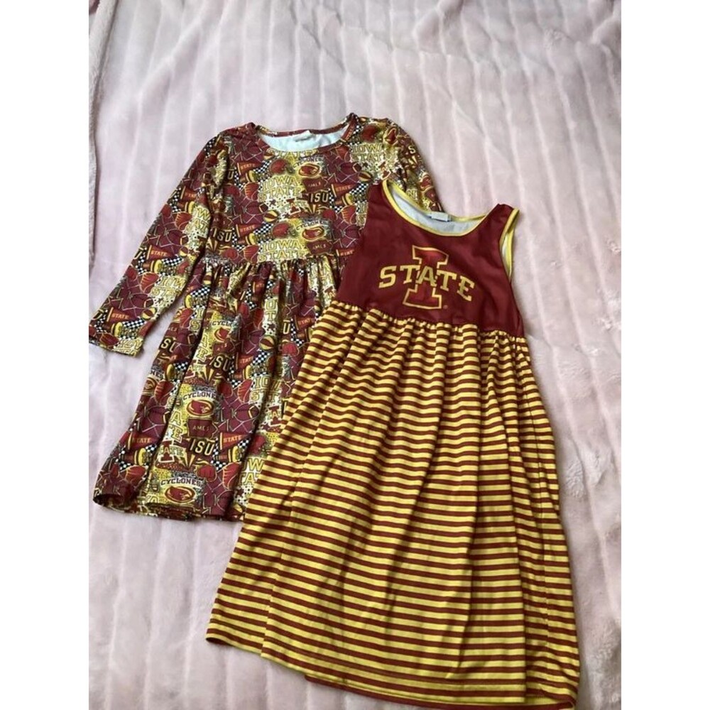 Pair Iowa State Cyclones Girl’s Dresses sz 6/7